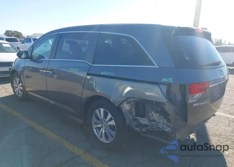 2014 Honda Odyssey Ex z USA, uszkodzony, nr VIN 5FNRL5H49EB125140